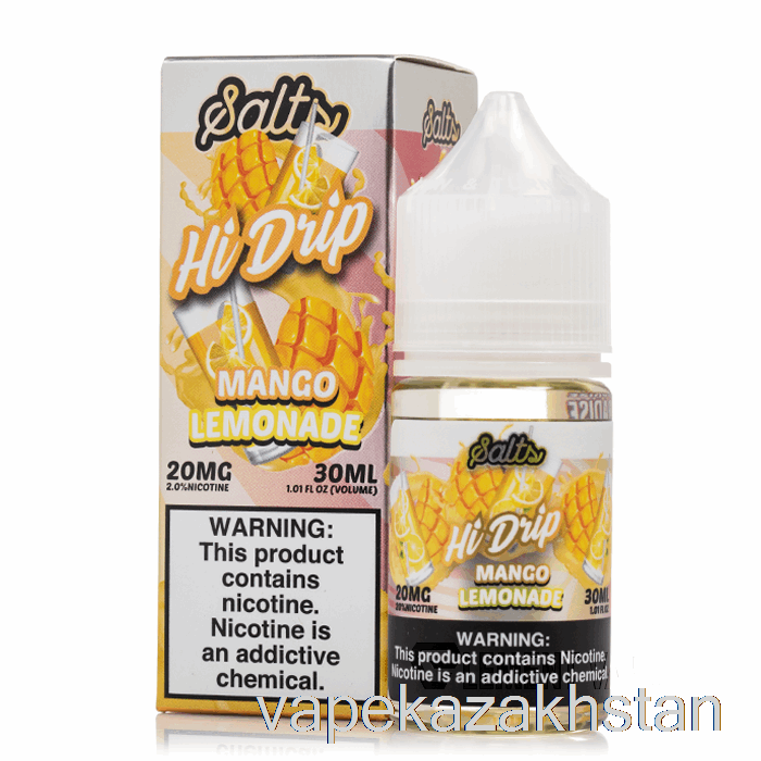 Vape Kazakhstan Mango Lemonade - Hi-Drip Salts - 30mL 20mg